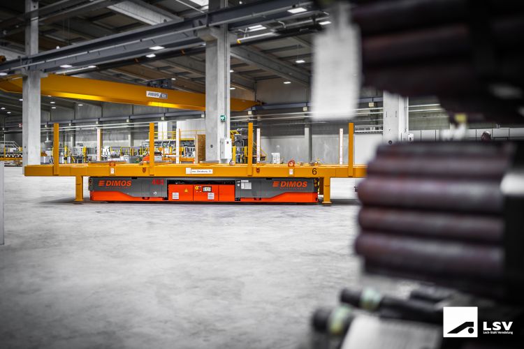 LSV Stahl setzt für den Röhrentransport auf DIMOS