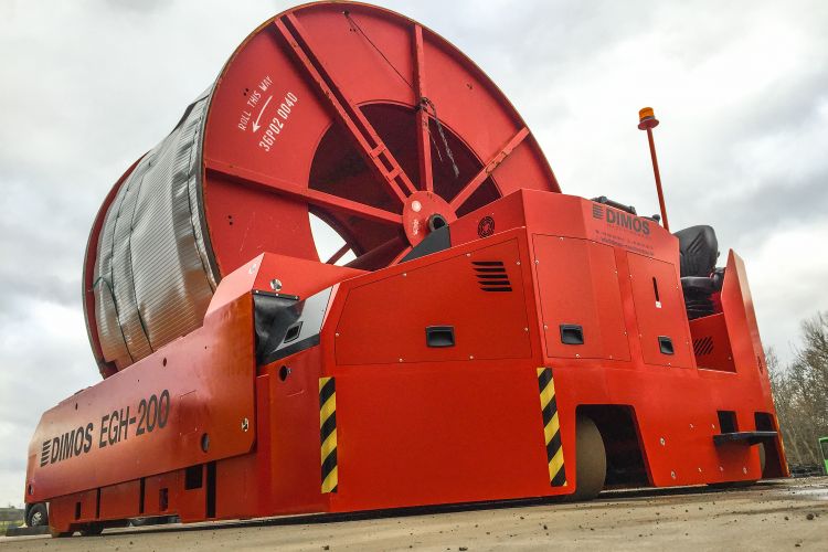 Antrieb des Elektro Coiltransporters von DIMOS