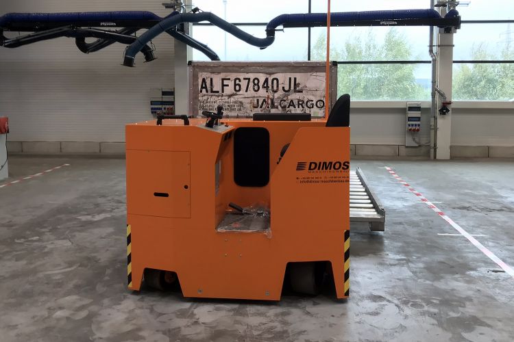 Rückansicht des DIMOS Pallet Movers