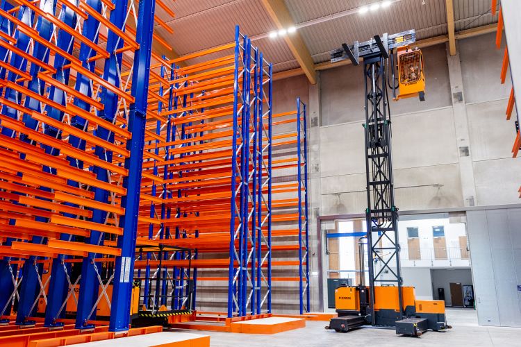 Maximaler Ausschub DIMOS DMS mit lastbegleitender Kabine