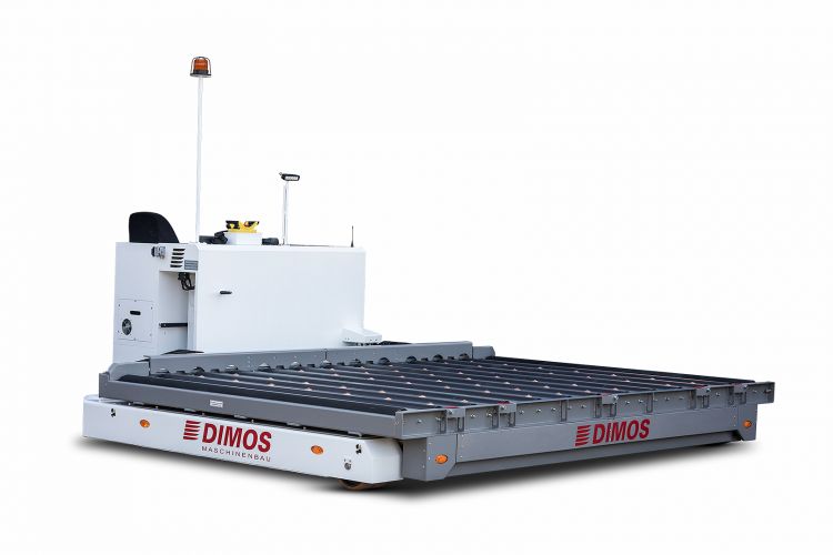 Der Pallet Mover von DIMOS mit Rollendeck