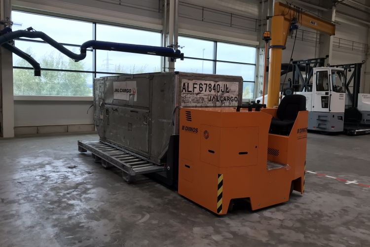 Die Rückseite des DIMOS Pallet Movers