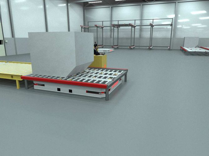 INTRAC picks up a ULD Container
