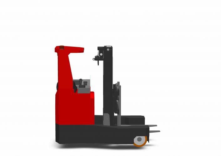 Seitenansicht des DIMOS Schubmaststaplers