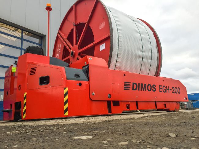 Coiltransport in der Textilindustrie