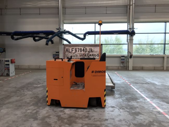 Rückansicht des DIMOS Pallet Movers