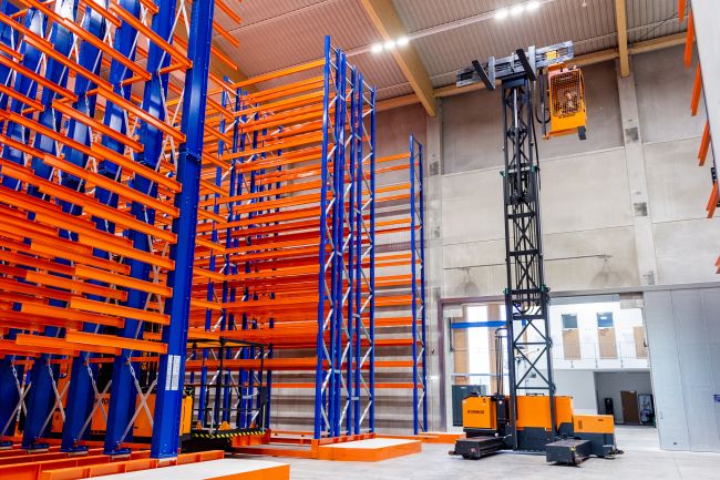 Maximaler Ausschub DIMOS DMS mit lastbegleitender Kabine
