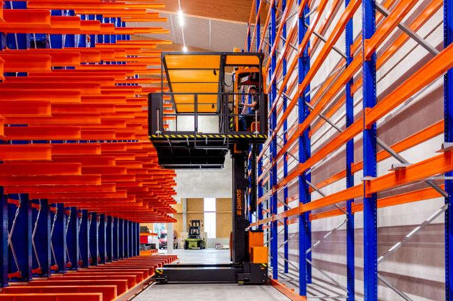 Aufnehmbare Plattform als Kommissionierlösung