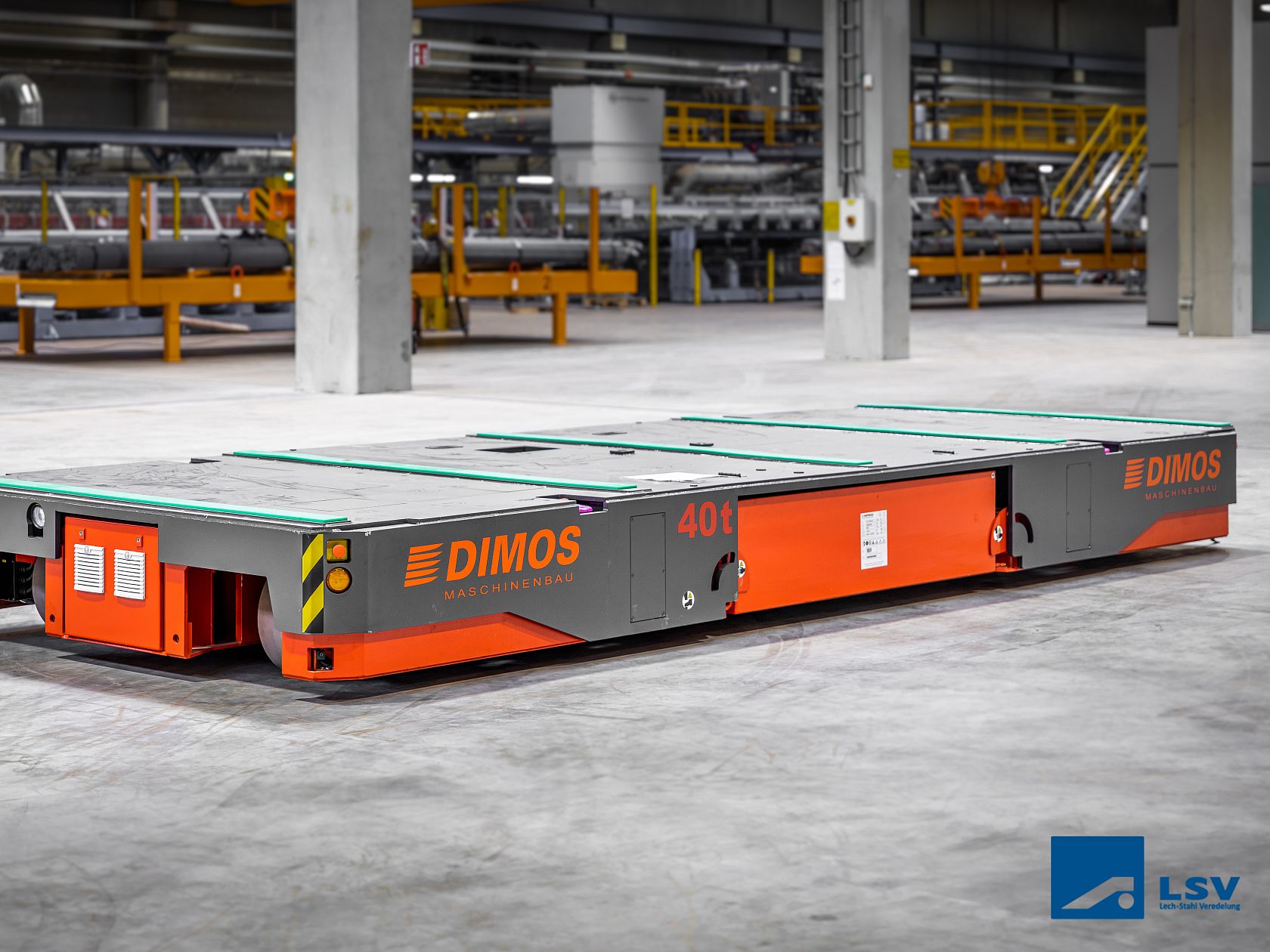 Low lifting height of the DIMOS platform