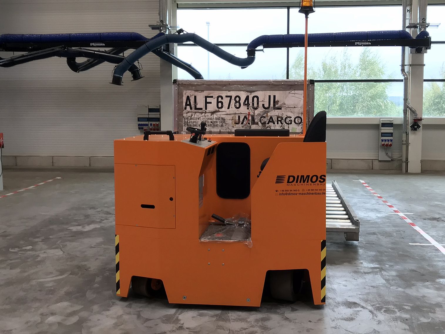 Rückansicht des DIMOS Pallet Movers