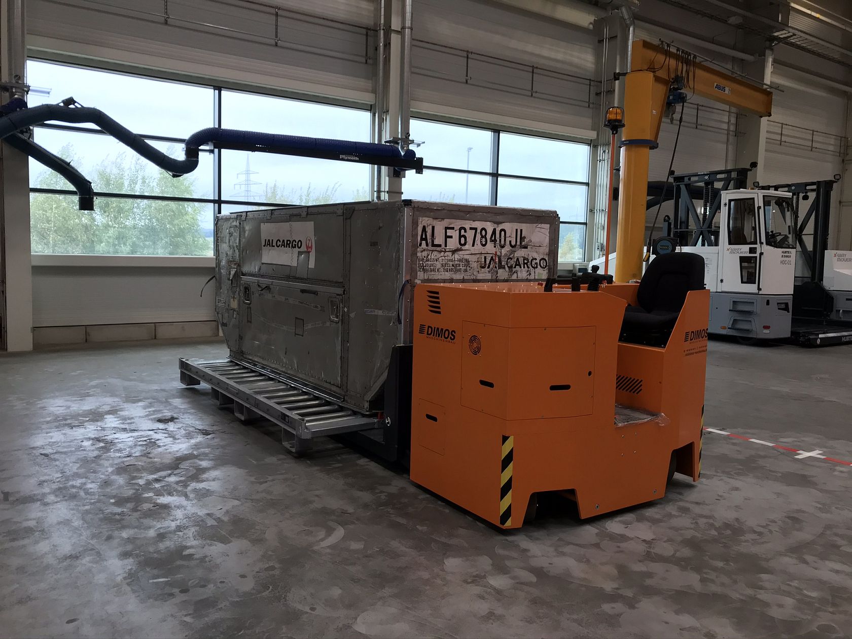 Die Rückseite des DIMOS Pallet Movers