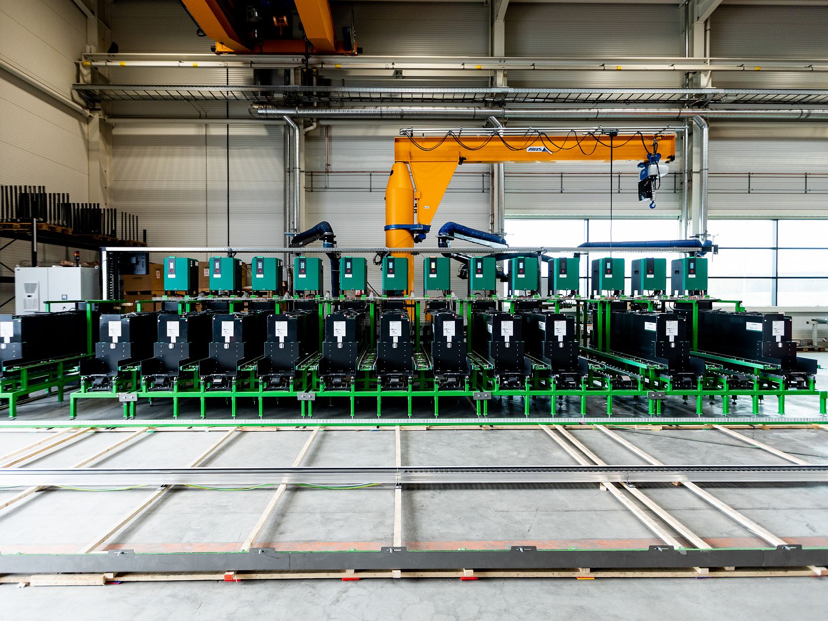 Automated battery changing station from DIMOS
