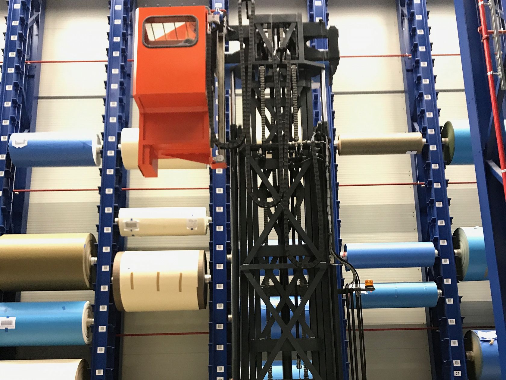 Mehrwege-Stapler DMS in der Textilindustrie