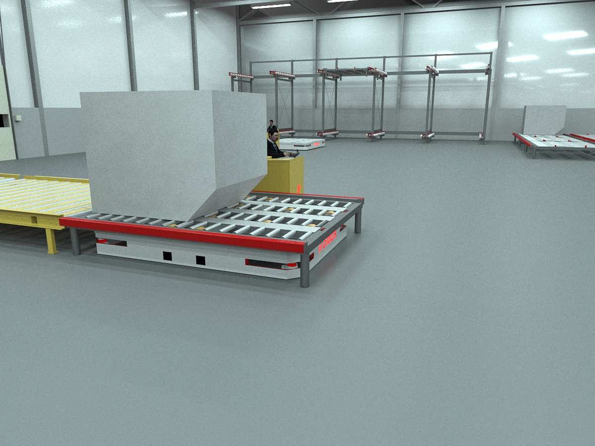 INTRAC picks up a ULD Container